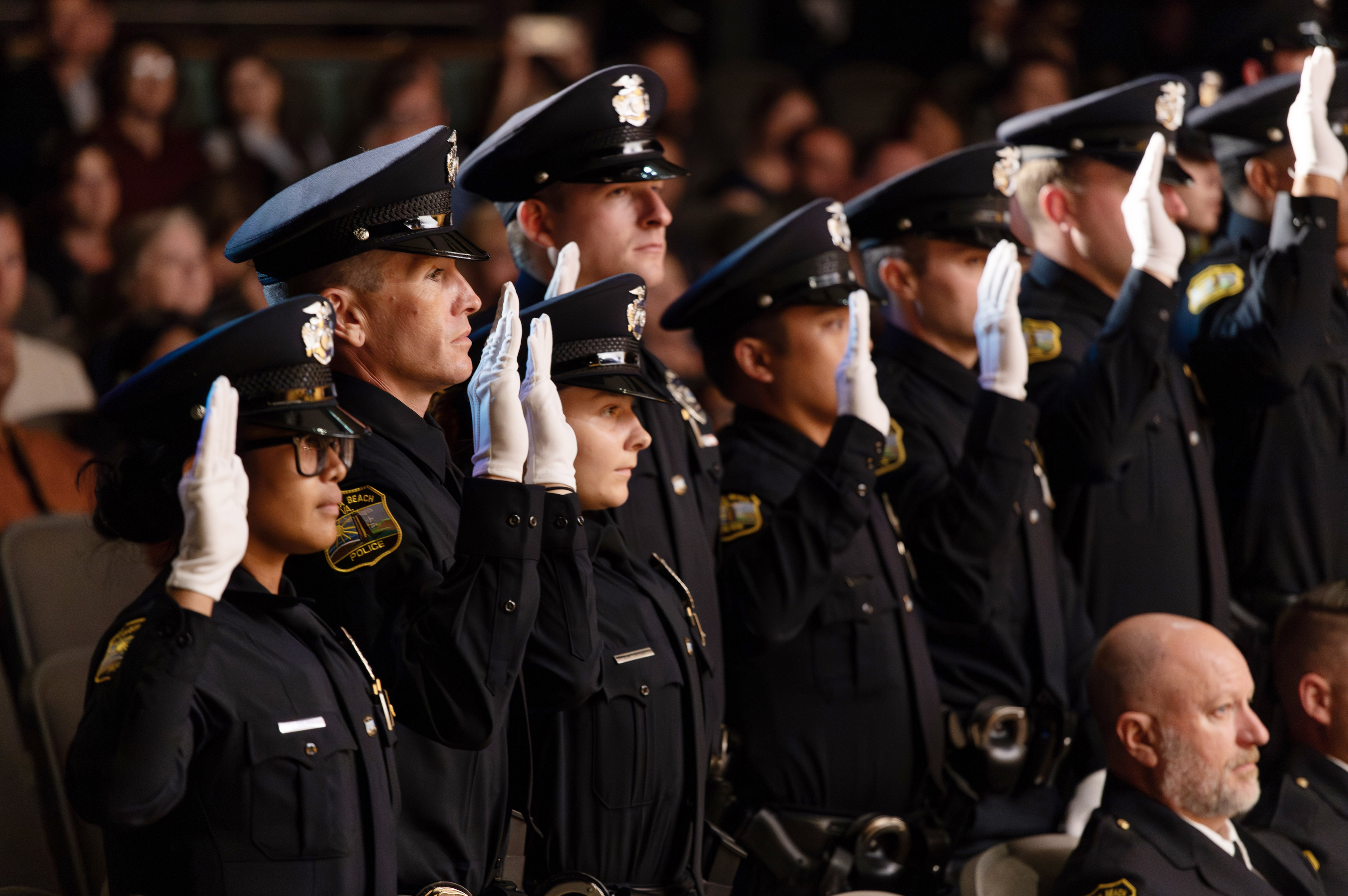 Police Officers Pledging