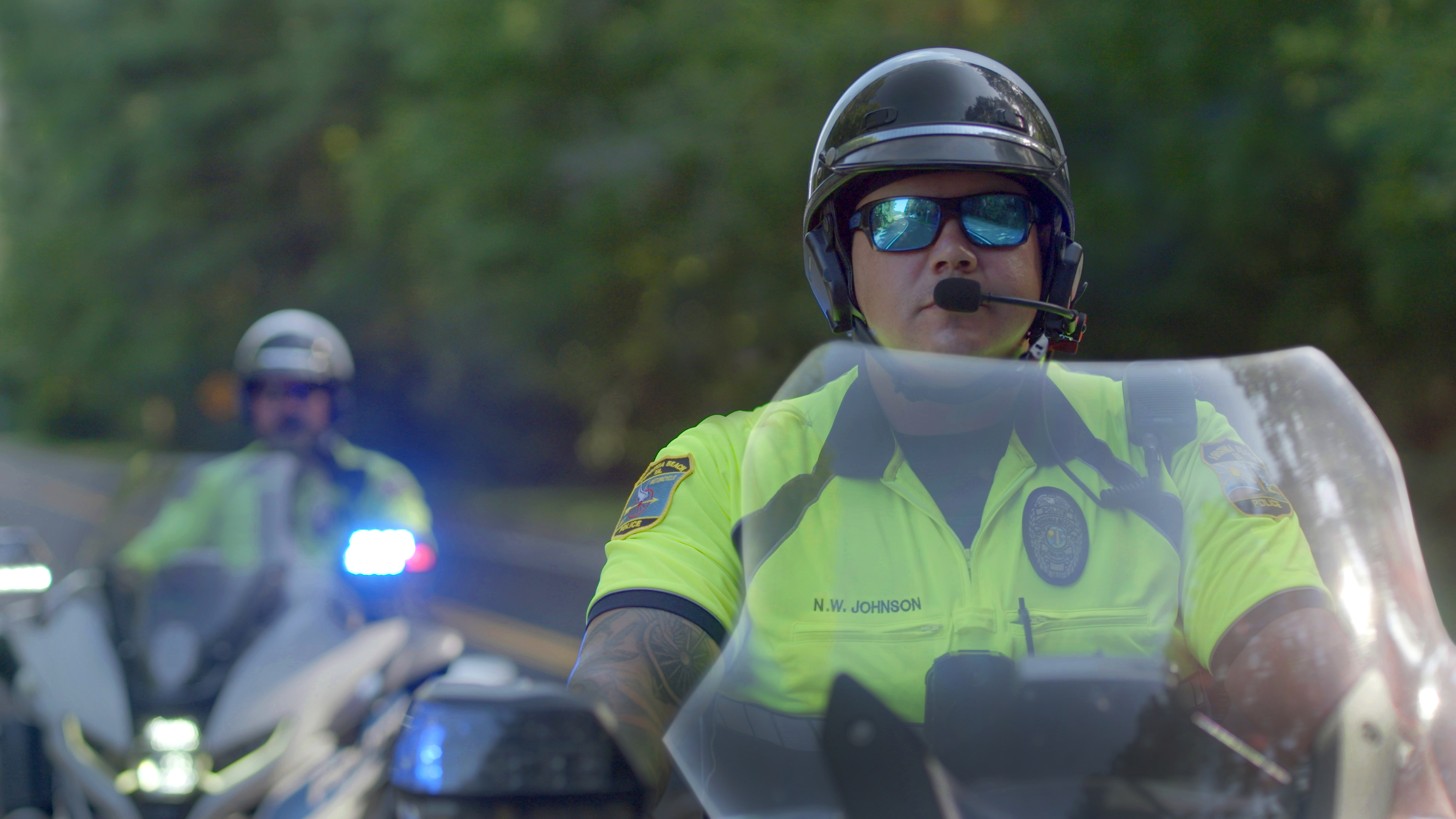Police Officer on ATV